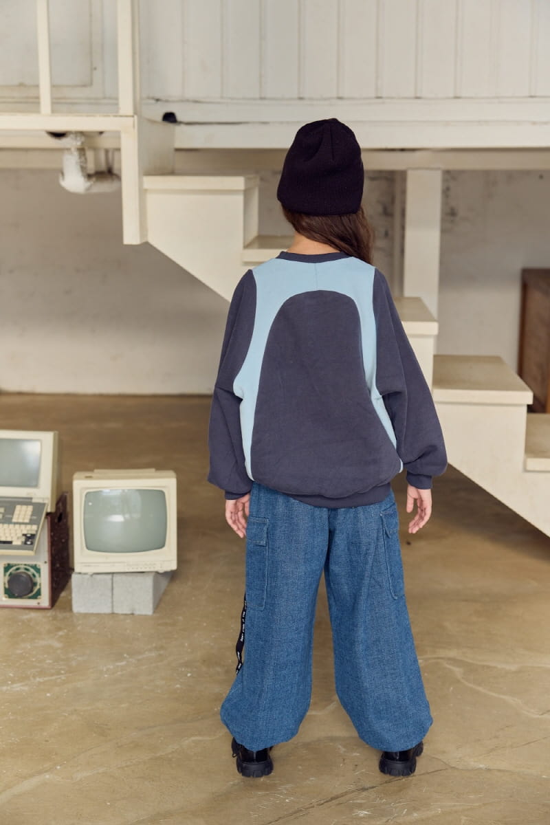Lilas - Korean Children Fashion - #designkidswear - Block Sweatshirt - 6