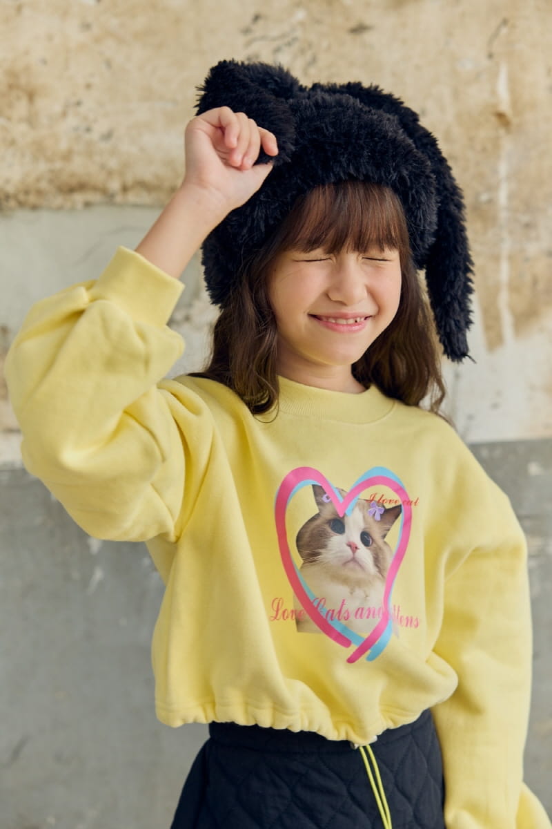 Lilas - Korean Children Fashion - #fashionkids - Hot Place Kitty Tee - 6
