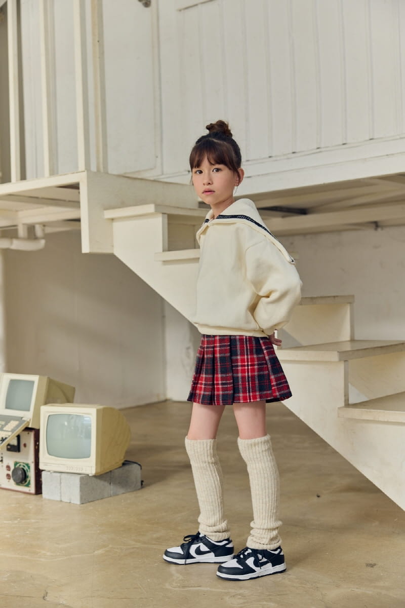 Lilas - Korean Children Fashion - #fashionkids - So Good Big Collar Tee - 5
