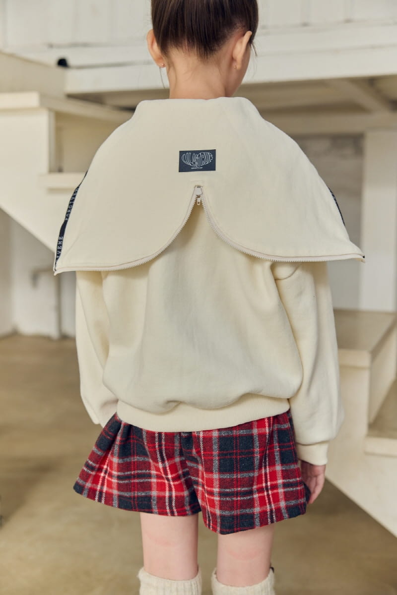 Lilas - Korean Children Fashion - #kidsshorts - So Good Big Collar Tee - 6