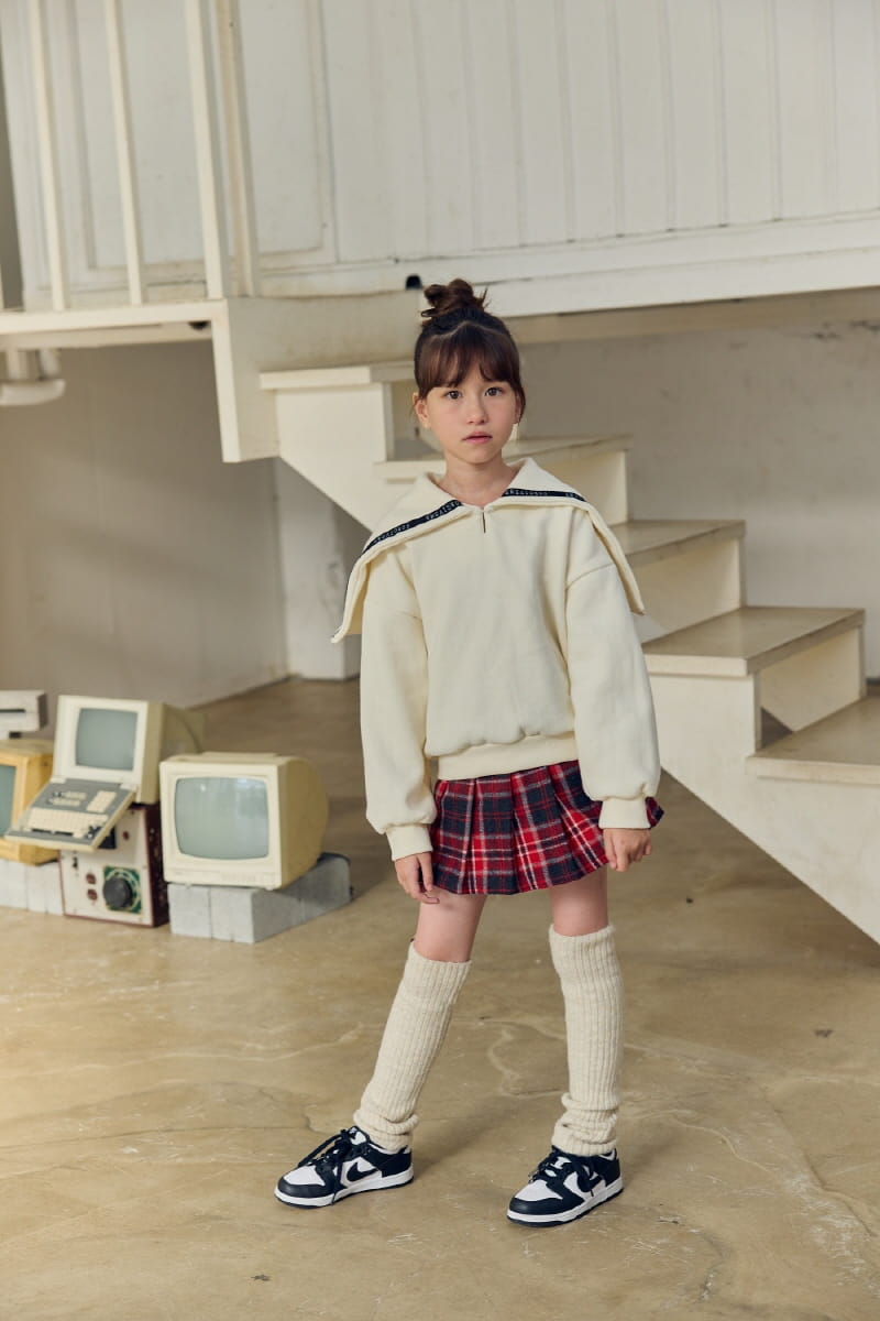 Lilas - Korean Children Fashion - #kidsstore - So Good Big Collar Tee - 7
