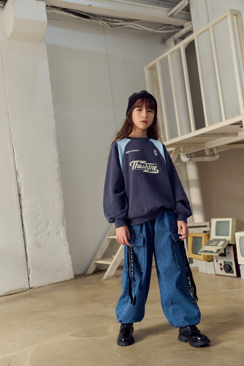 Lilas - Korean Children Fashion - #prettylittlegirls - Block Sweatshirt - 2
