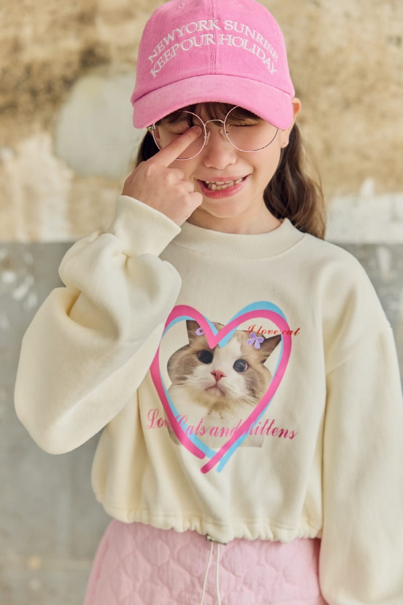 Lilas - Korean Children Fashion - #stylishchildhood - Hot Place Kitty Tee