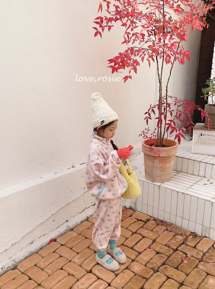 Love Rosie - Korean Children Fashion - #kidsstore - Jue Jue Zip-up Pants Set - 5
