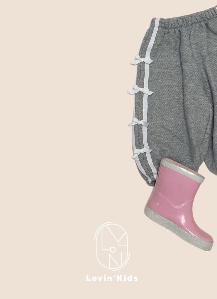 Lovin - Korean Children Fashion - #designkidswear - Ribbon Pants - 12