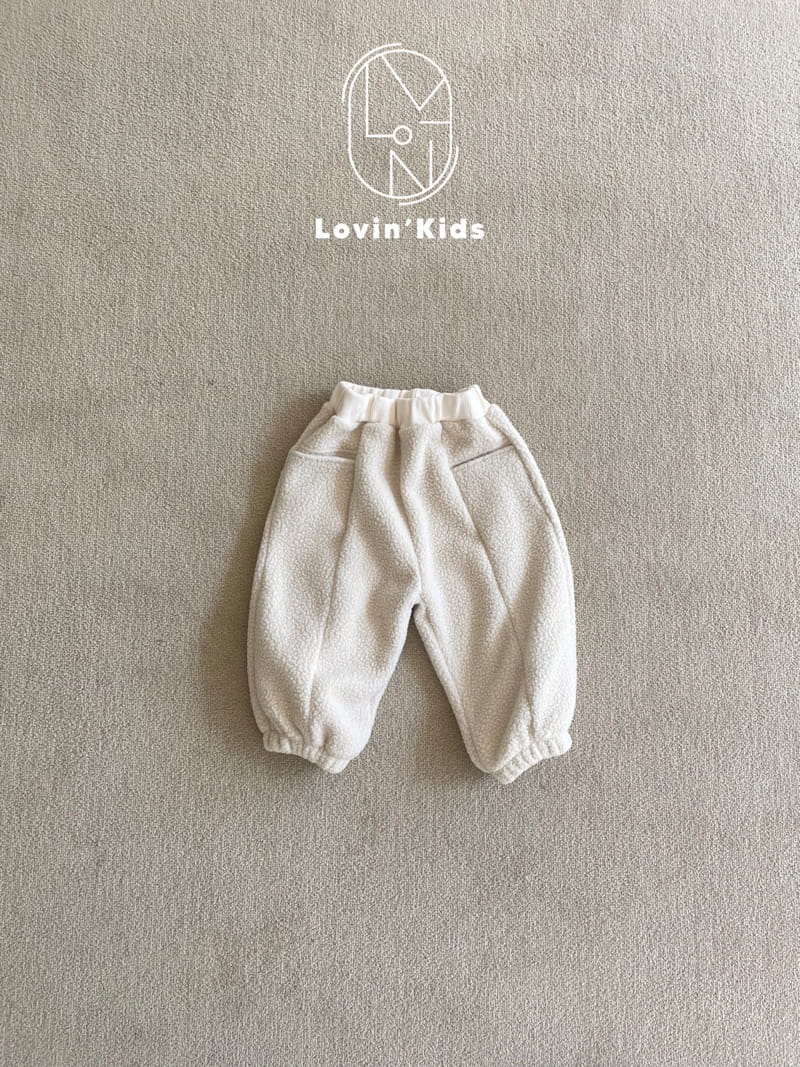 Lovin - Korean Children Fashion - #kidsshorts - Fleece Slit Pants - 2