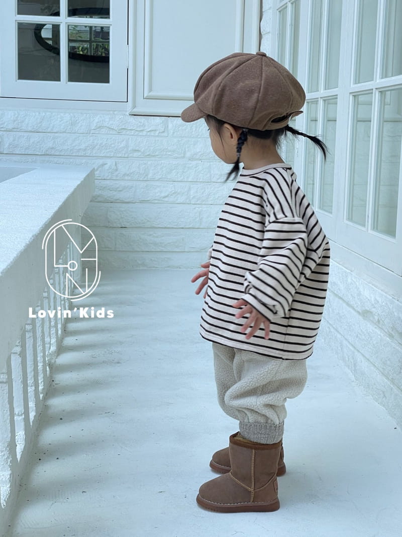 Lovin - Korean Children Fashion - #littlefashionista - Fleece Slit Pants - 6