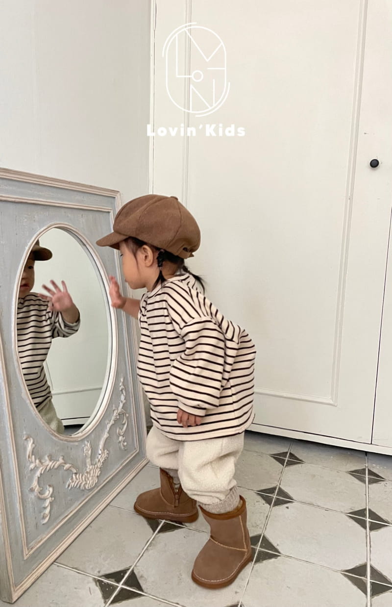 Lovin - Korean Children Fashion - #minifashionista - Fleece Slit Pants - 8