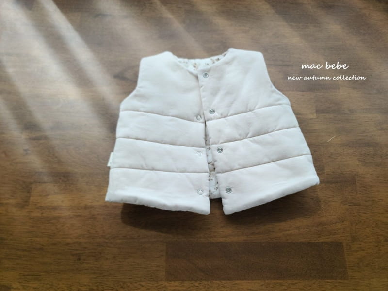Mac - Korean Baby Fashion - #babyboutique - Cloud Quilting Reversible Vest - 6