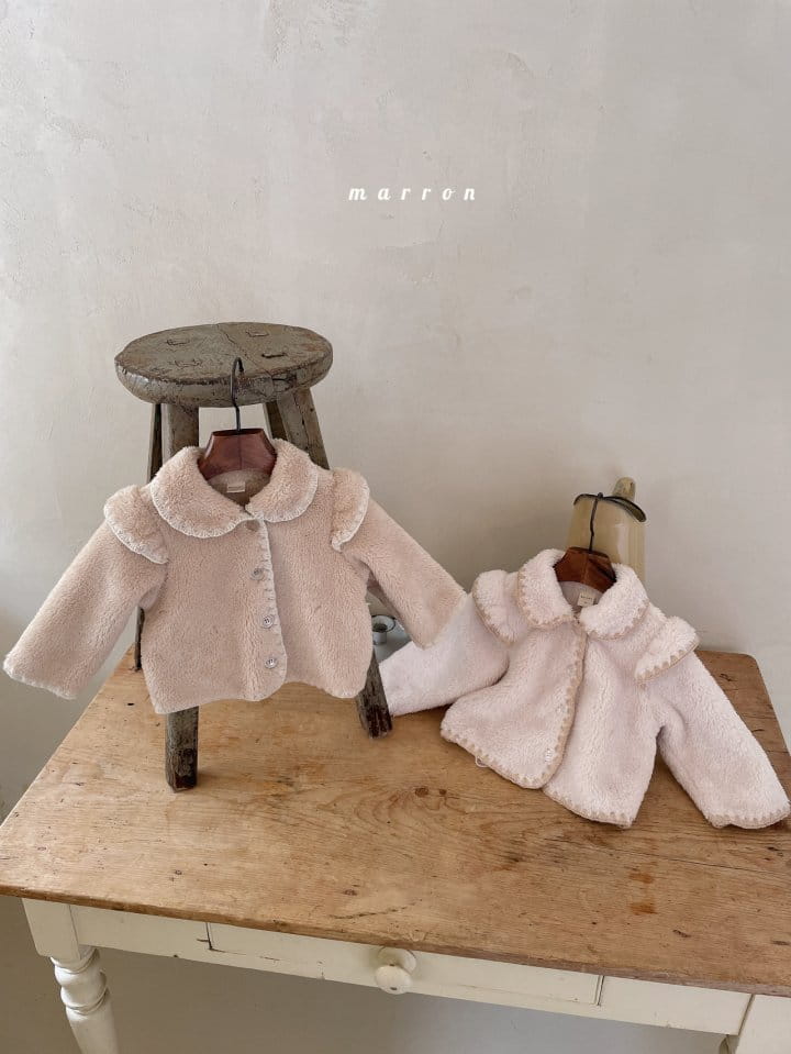 Marron Kid - Korean Children Fashion - #designkidswear - Cotton Candy Jacket - 7