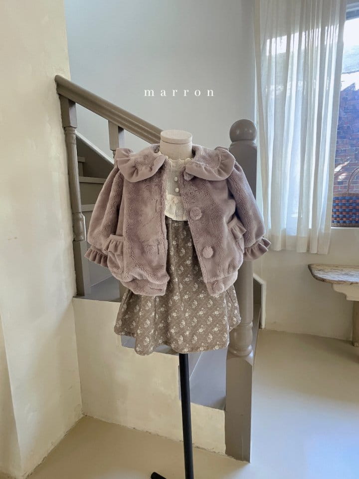 Marron Kid - Korean Children Fashion - #fashionkids - Love Pu Jacket - 11