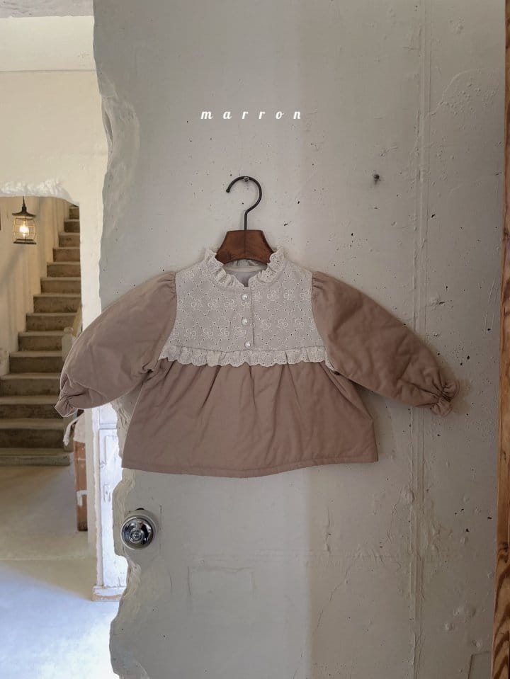 Marron Kid - Korean Children Fashion - #minifashionista - Ribbon Blouse - 9