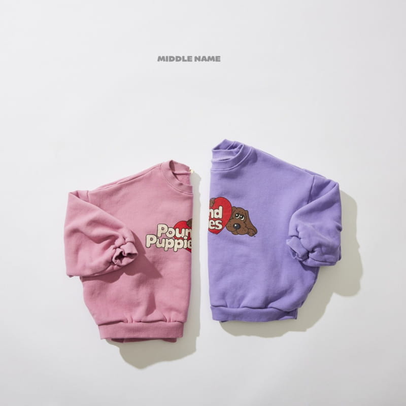 Middle Name - Korean Children Fashion - #kidzfashiontrend - Puppy Sweatshirt