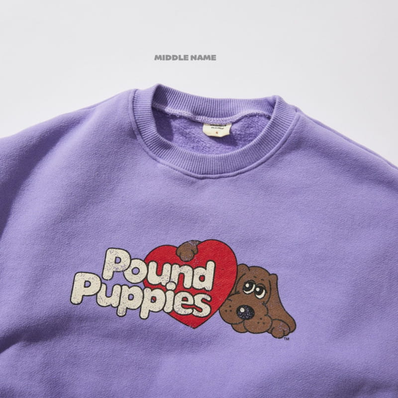 Middle Name - Korean Children Fashion - #littlefashionista - Puppy Sweatshirt - 4