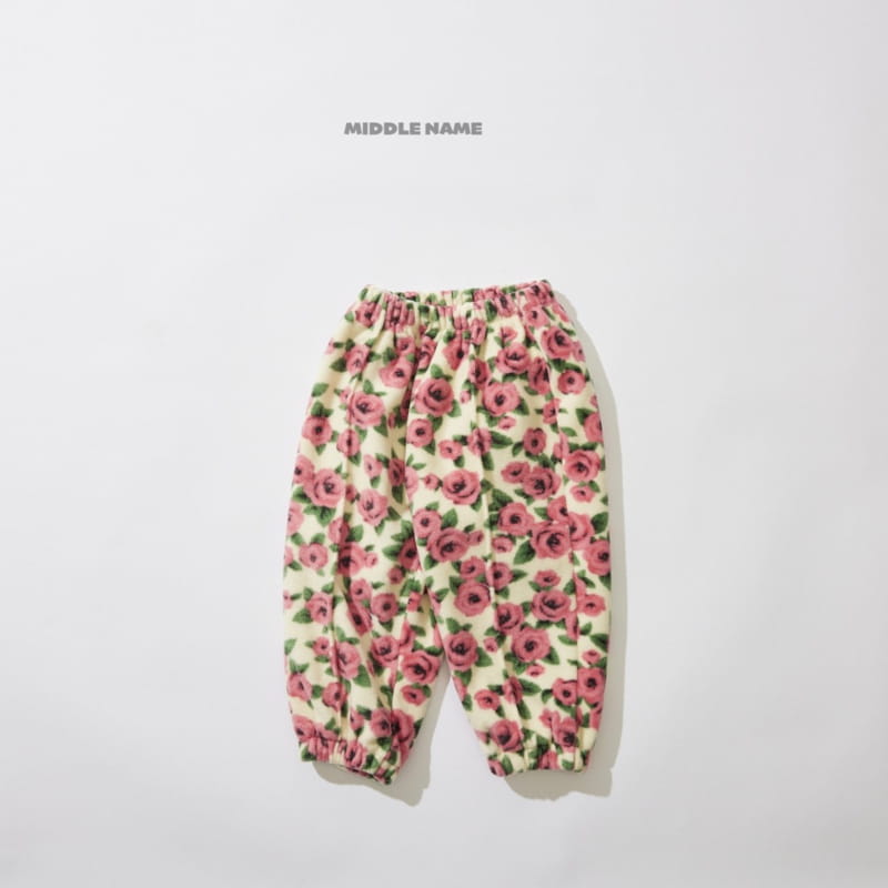 Middle Name - Korean Children Fashion - #magicofchildhood - Flower Pintuck Pants - 3