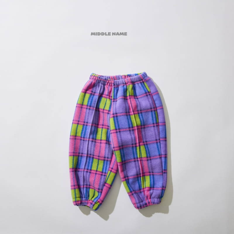 Middle Name - Korean Children Fashion - #magicofchildhood - Check Pintuck Pants - 2