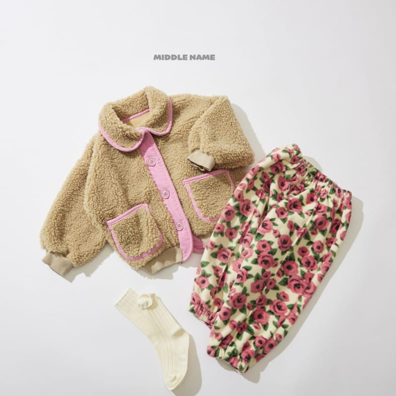 Middle Name - Korean Children Fashion - #todddlerfashion - Fleece Piping Jumper - 6