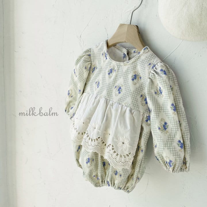 Milk Balm - Korean Baby Fashion - #babygirlfashion - Anna Apron Bodysuit - 9