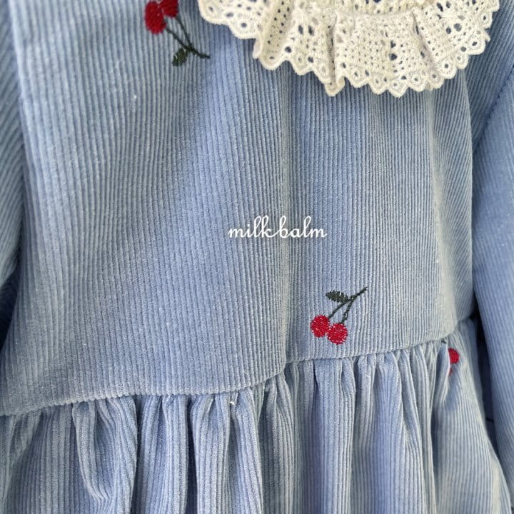 Milk Balm - Korean Baby Fashion - #babyootd - Cherry Bodysuit - 7