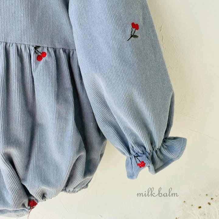 Milk Balm - Korean Baby Fashion - #babyoutfit - Cherry Bodysuit - 9