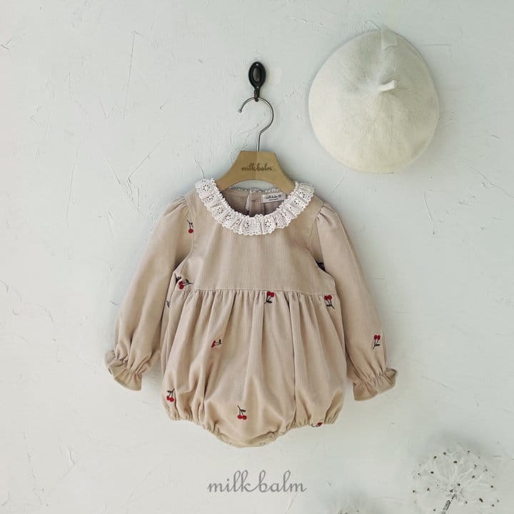 Milk Balm - Korean Baby Fashion - #babywear - Cherry Bodysuit - 10