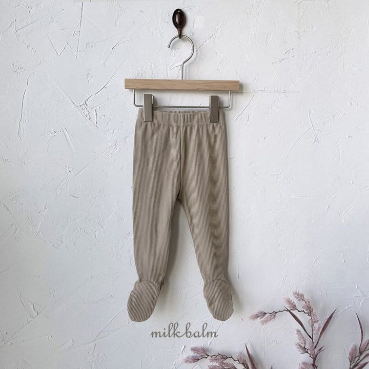 Milk Balm - Korean Baby Fashion - #onlinebabyshop - Bonbon Foot Leggings - 2