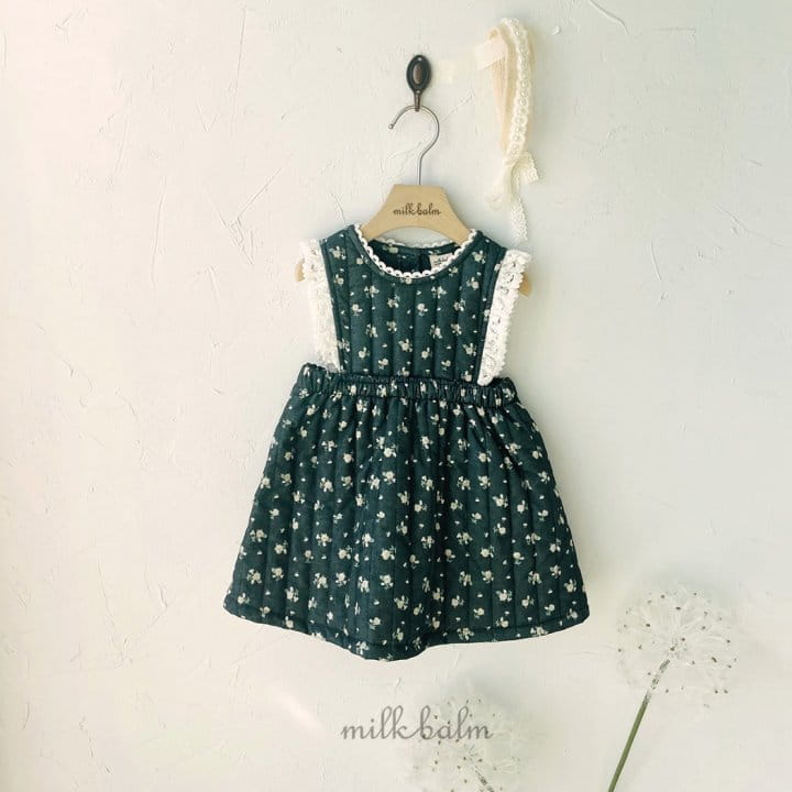 Milk Balm - Korean Children Fashion - #Kfashion4kids - Laina Quilting One-piece - 11
