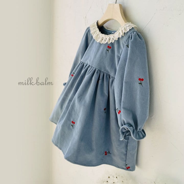 Milk Balm - Korean Children Fashion - #Kfashion4kids - Cherry One-piece - 8