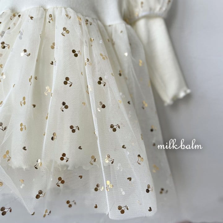 Milk Balm - Korean Children Fashion - #childrensboutique - Milk Cherry One-piece - 7