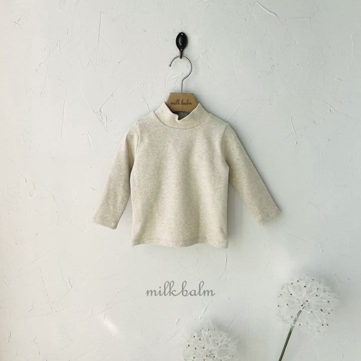 Milk Balm - Korean Children Fashion - #kidsstore - Mable Half Turtleneck Tee - 3