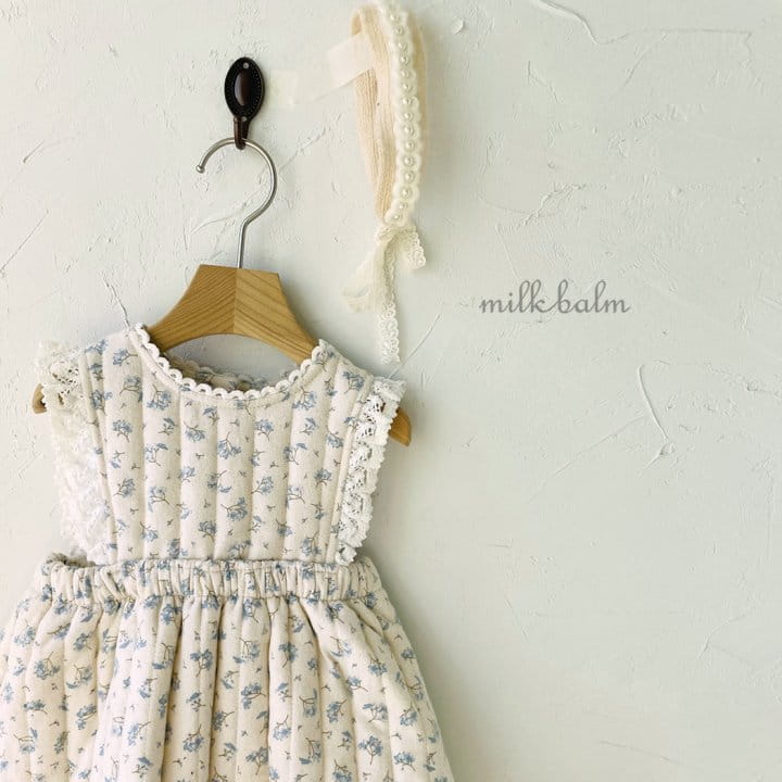Milk Balm - Korean Children Fashion - #kidzfashiontrend - Laina Quilting One-piece - 10