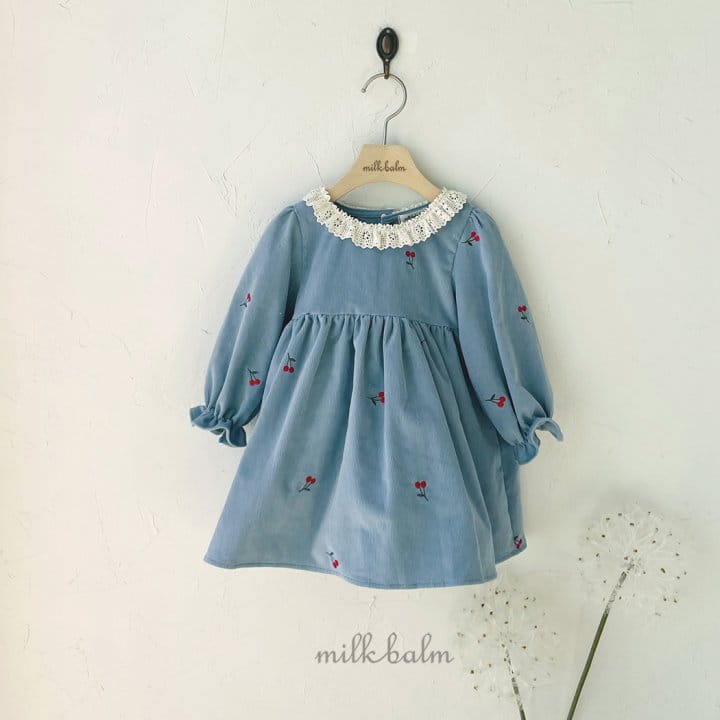 Milk Balm - Korean Children Fashion - #kidzfashiontrend - Cherry One-piece - 7