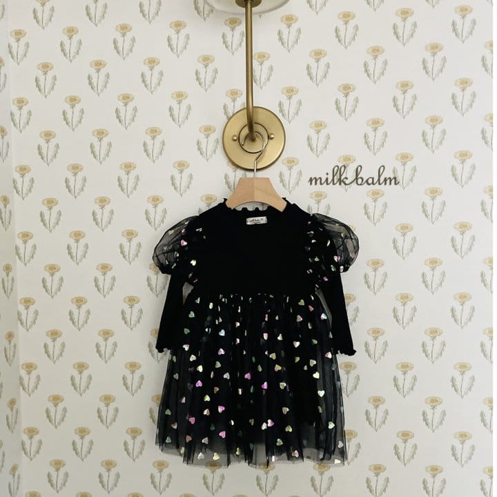 Milk Balm - Korean Children Fashion - #minifashionista - 5 Color Heart One-piec - 2