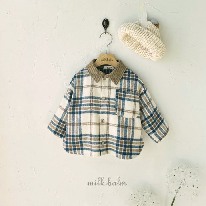 Milk Balm - Korean Children Fashion - #minifashionista - Henry Check Shirt - 6