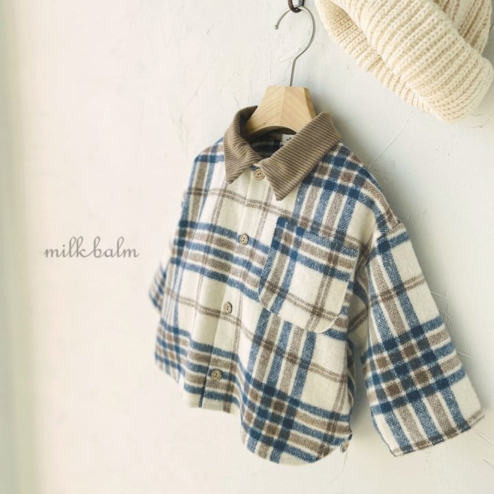 Milk Balm - Korean Children Fashion - #prettylittlegirls - Henry Check Shirt - 7
