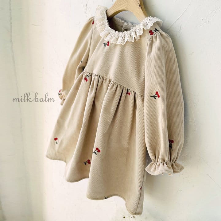 Milk Balm - Korean Children Fashion - #prettylittlegirls - Cherry One-piece - 12