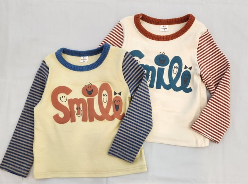 Milk Bebe - Korean Children Fashion - #childrensboutique - Smile Tee