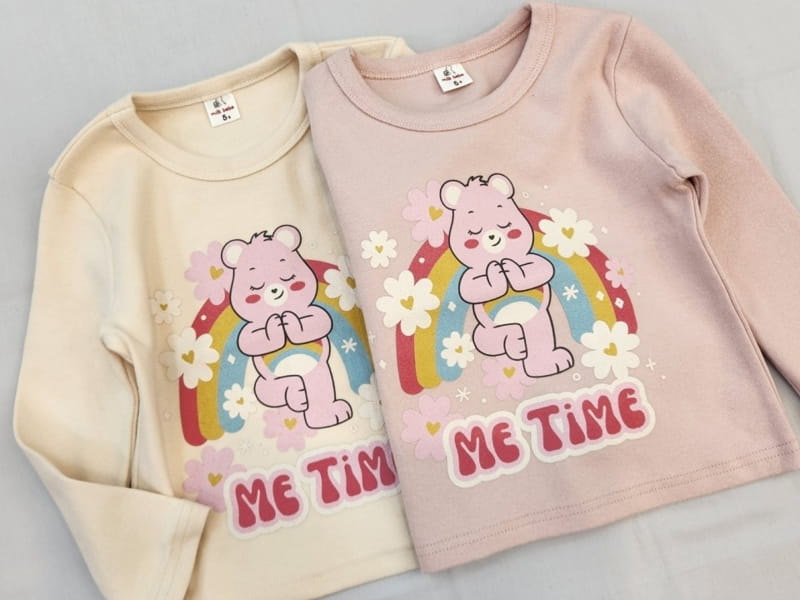 Milk Bebe - Korean Children Fashion - #prettylittlegirls - Yoga Bear Tee