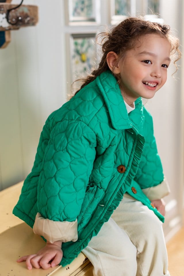 Milk Powder - Korean Children Fashion - #Kfashion4kids - Scup Padding Jumper - 8