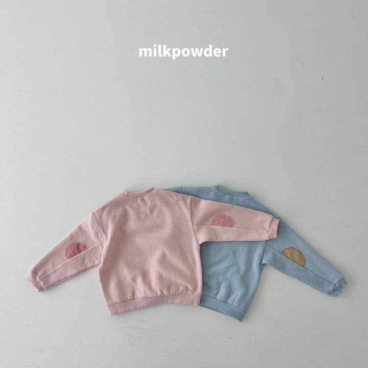 Milk Powder - Korean Children Fashion - #designkidswear - Check Sweatshirt Tee - 7