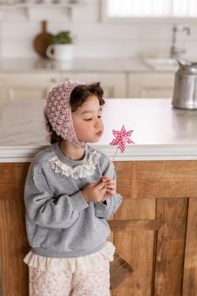 Milk Powder - Korean Children Fashion - #discoveringself - Milk Tea Sweatshirt - 7