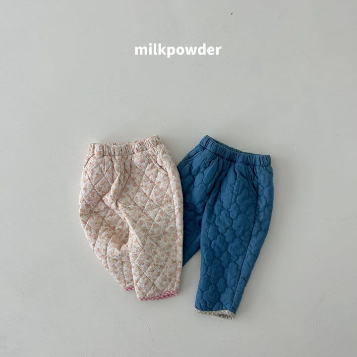 Milk Powder - Korean Children Fashion - #kidsshorts - Bono Quilting Pants