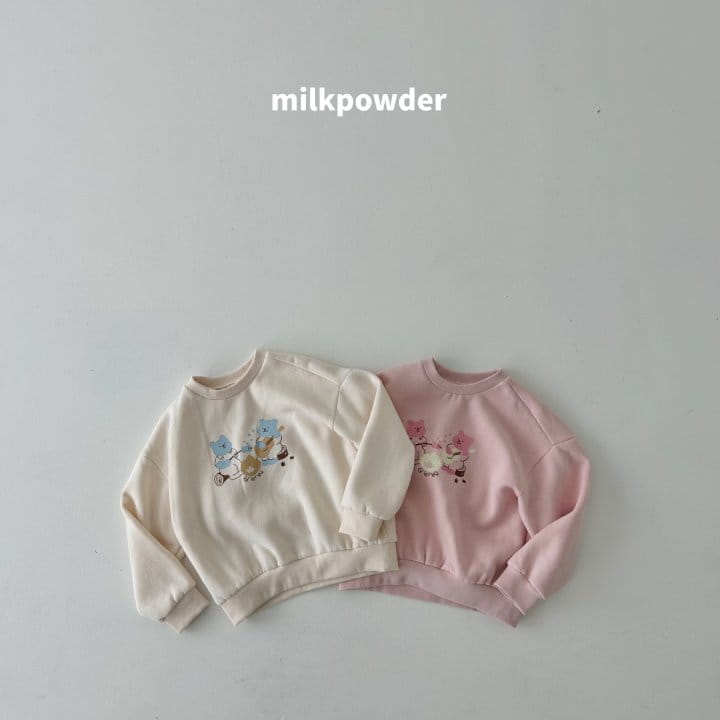 Milk Powder - Korean Children Fashion - #kidsshorts - Camping Sweatshirt - 11