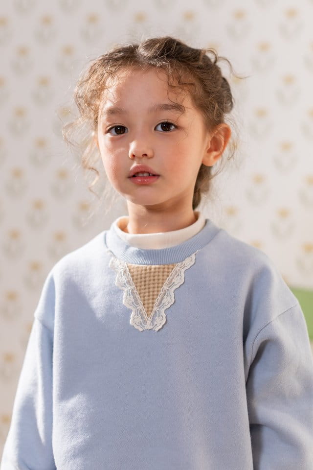 Milk Powder - Korean Children Fashion - #kidsshorts - Check Sweatshirt Tee - 10