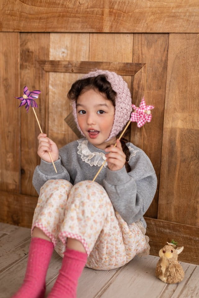 Milk Powder - Korean Children Fashion - #kidsshorts - Milk Tea Sweatshirt - 9