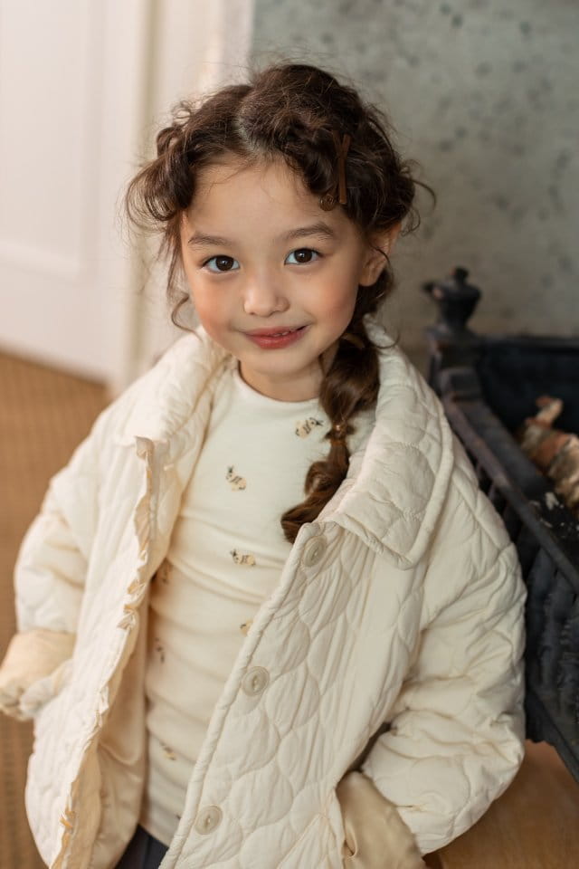 Milk Powder - Korean Children Fashion - #kidsshorts - Scup Padding Jumper - 5