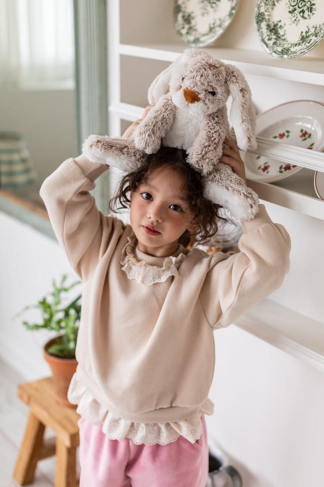 Milk Powder - Korean Children Fashion - #prettylittlegirls - Milk Tea Sweatshirt - 2