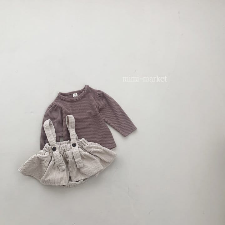 Mimi Market - Korean Baby Fashion - #babyboutiqueclothing - Rib Cancan Skirt - 3