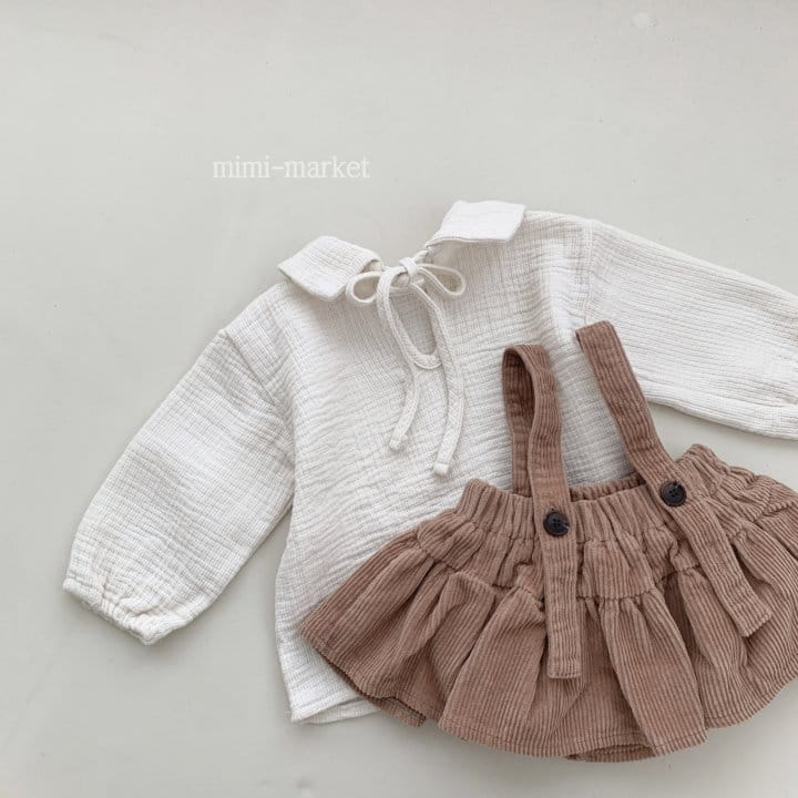 Mimi Market - Korean Baby Fashion - #babylifestyle - Wash Blouse - 11