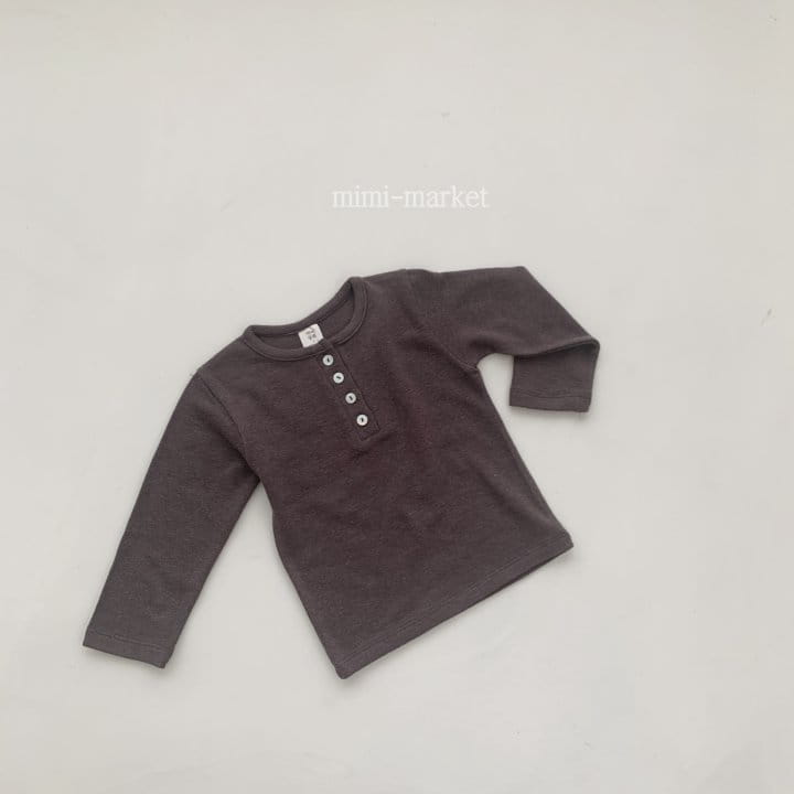 Mimi Market - Korean Baby Fashion - #babyoninstagram - Button Tee - 4